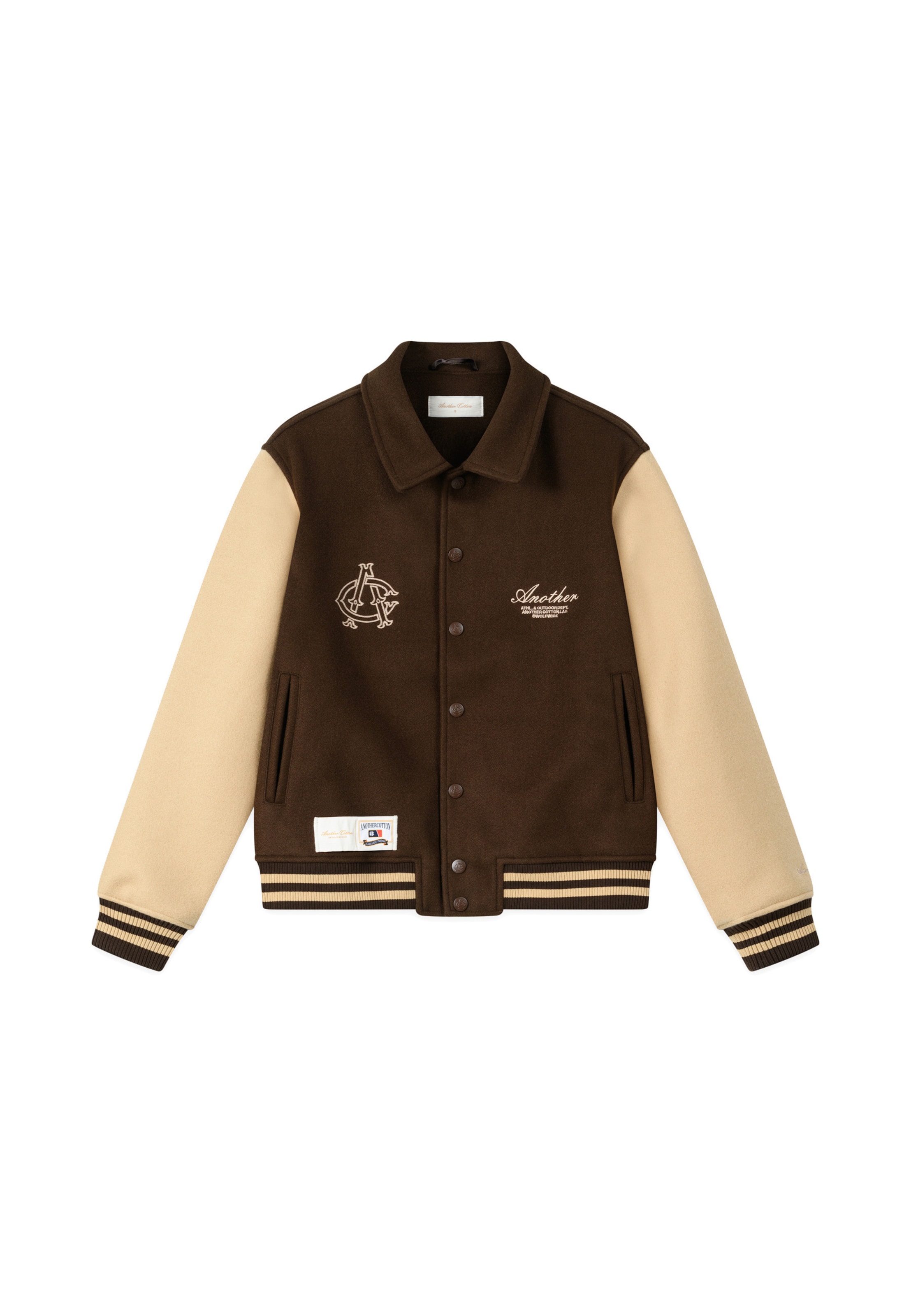 Veste mi-saison Another Cotton Lab en marron : devant