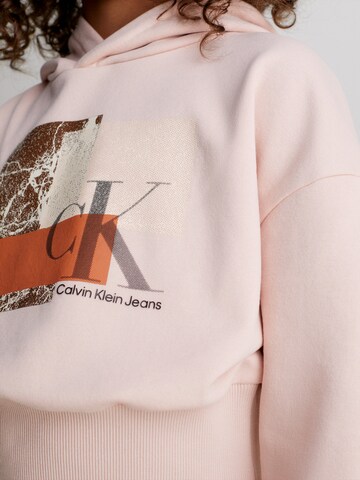 Calvin Klein Jeans Sweatshirt in Roze