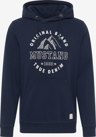 MUSTANG Sweatshirt in Blau: predná strana