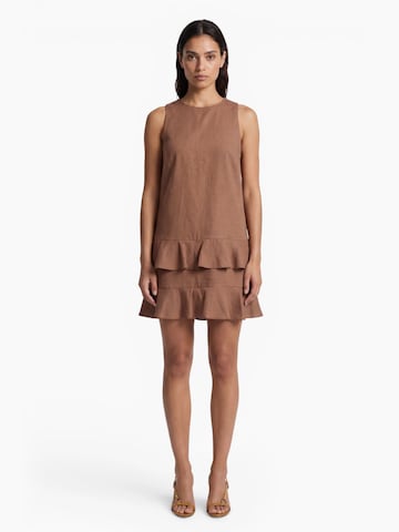 Ana Alcazar Jurk ' Dorisia ' in Bruin