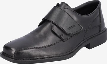 Mocassin Rieker en noir : devant