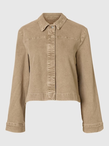 Veste mi-saison SELECTED en beige
