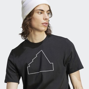 ADIDAS SPORTSWEAR Λειτουργικό μπλουζάκι 'Future Icons' σε μαύρο