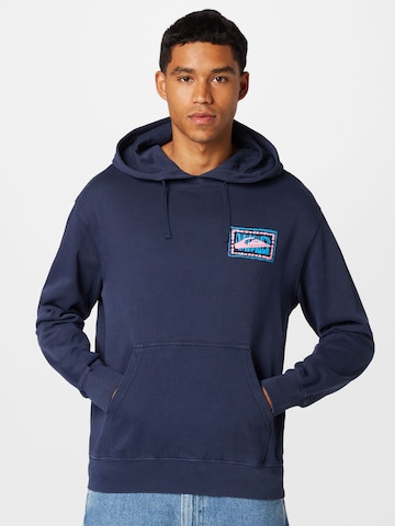 QUIKSILVER Sweatshirt in Blue: front