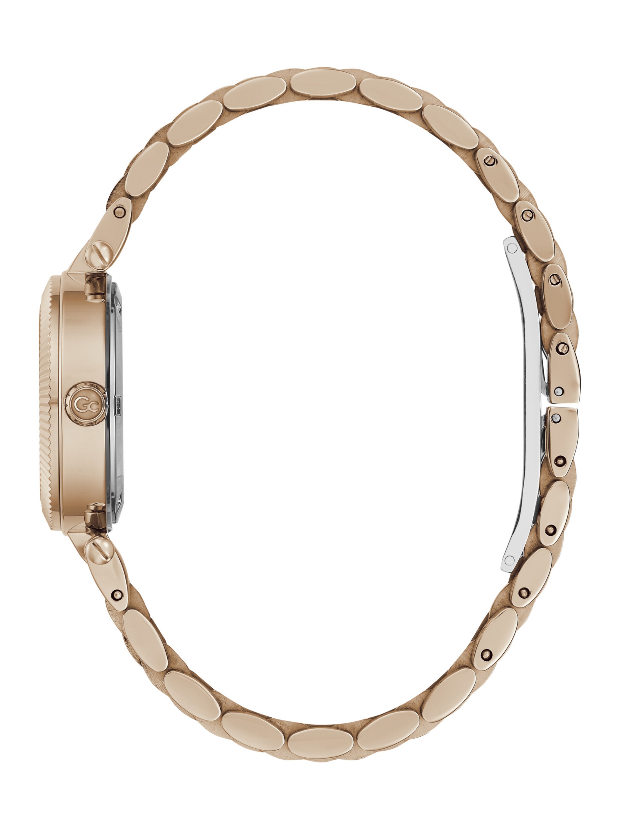 Montre à affichage analogique Gc en or