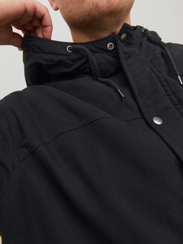 Jack & Jones Plus Winter Parka 'State' in Black