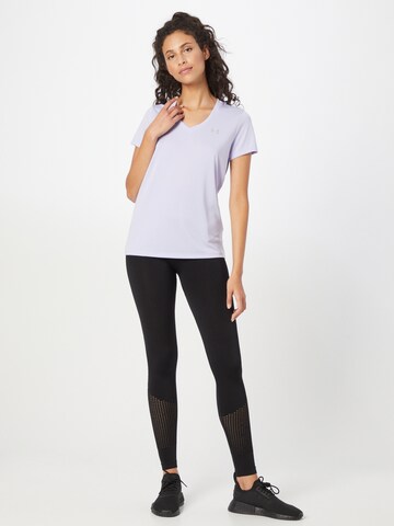 UNDER ARMOUR Funktionsbluse 'Tech' i lilla