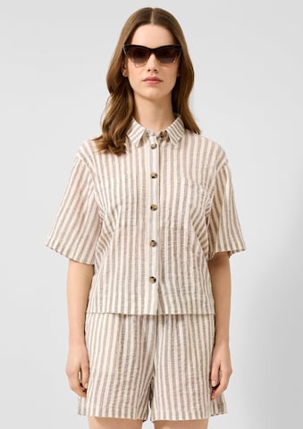 Chemisier QS en beige : devant