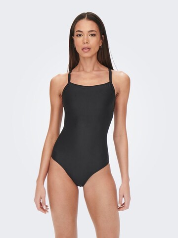 Maillot de bain ONLY en noir : devant