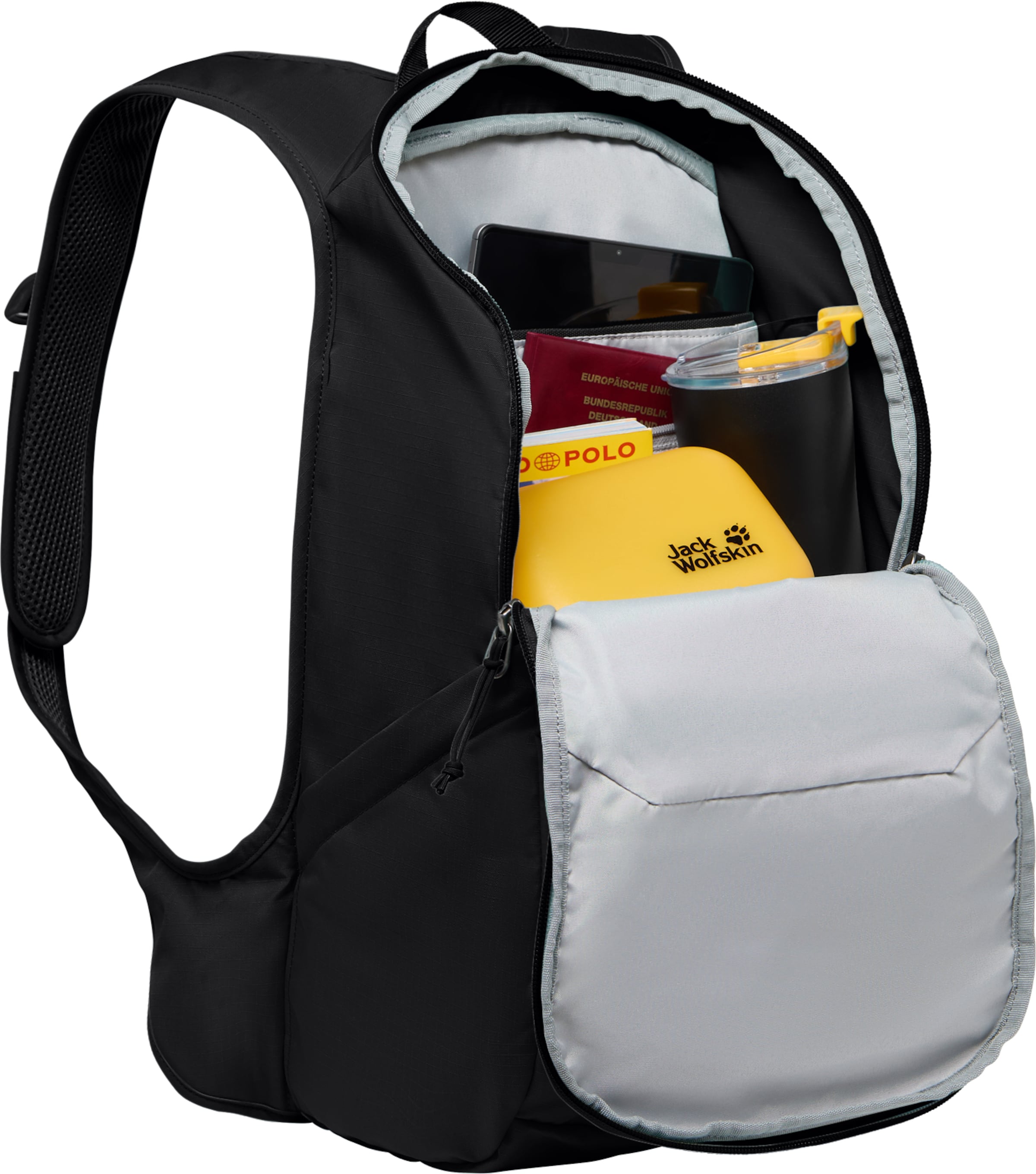 JACK WOLFSKIN Backpack in Black