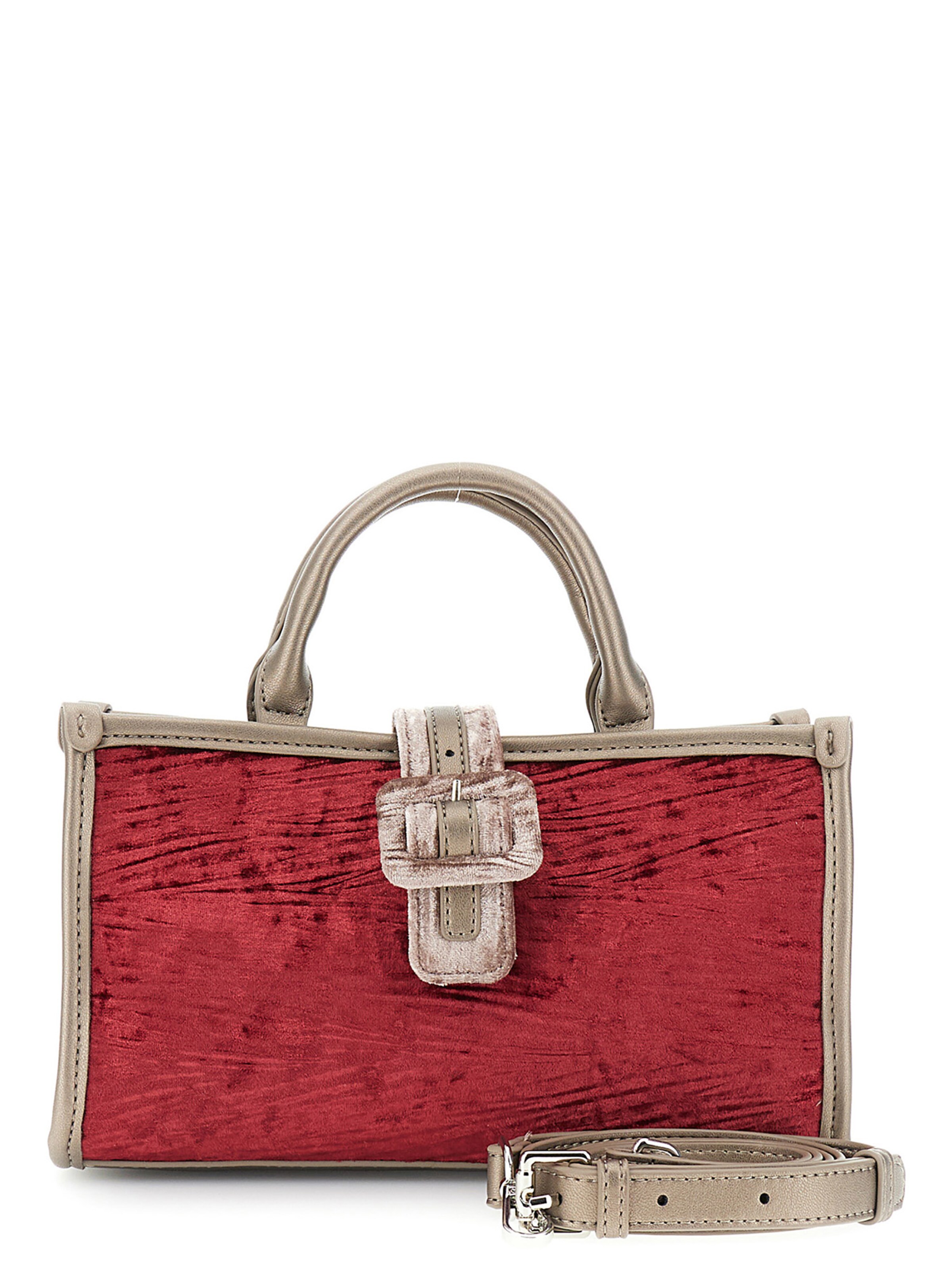 Borsa a tracolla CAFè NOIR di colore beige / rosso chiaro, Visualizzazione prodotti