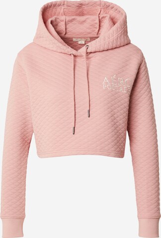 Sweat-shirt AÉROPOSTALE en rose : devant