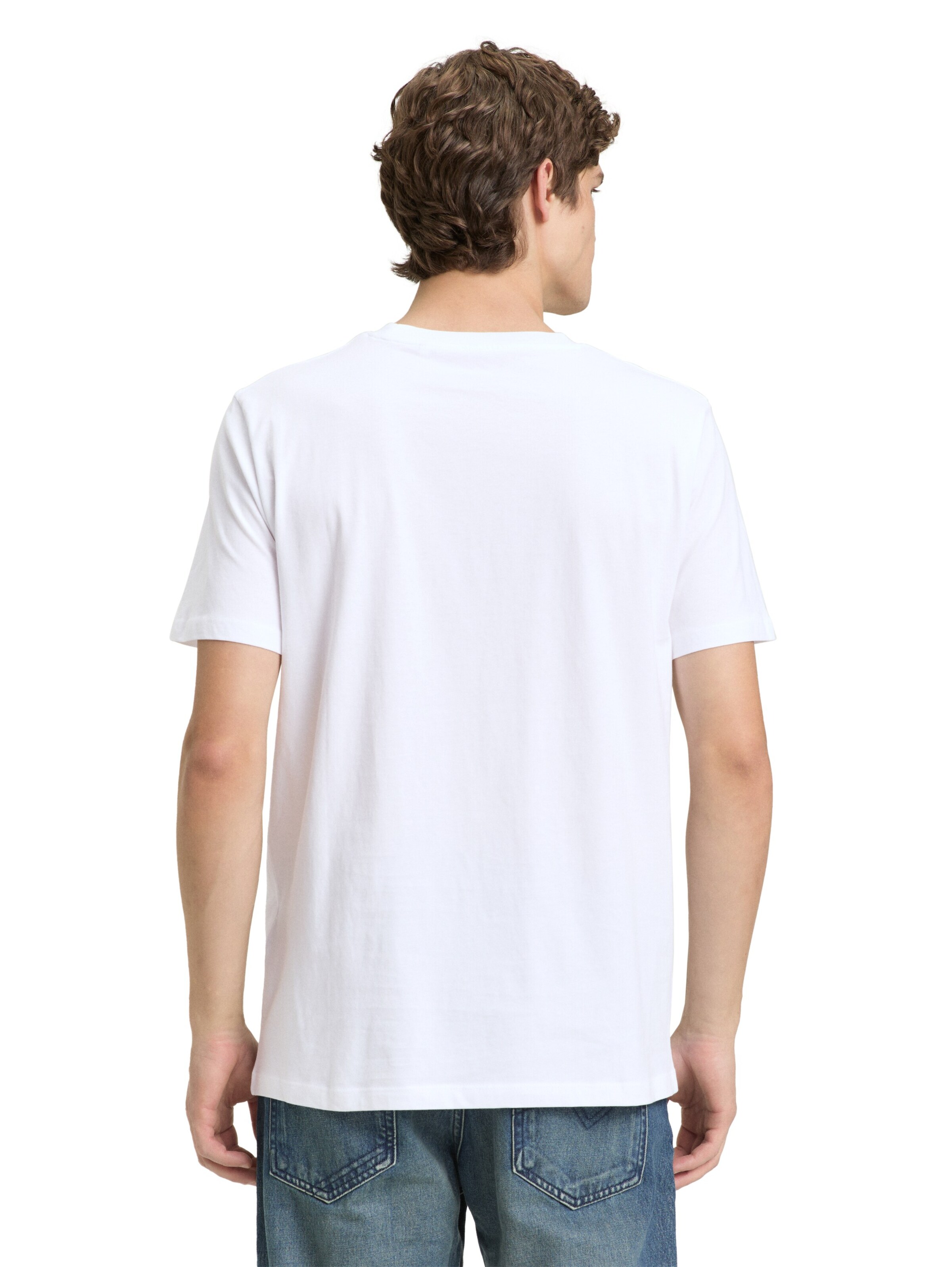 TOM TAILOR DENIM Shirt in Weiß