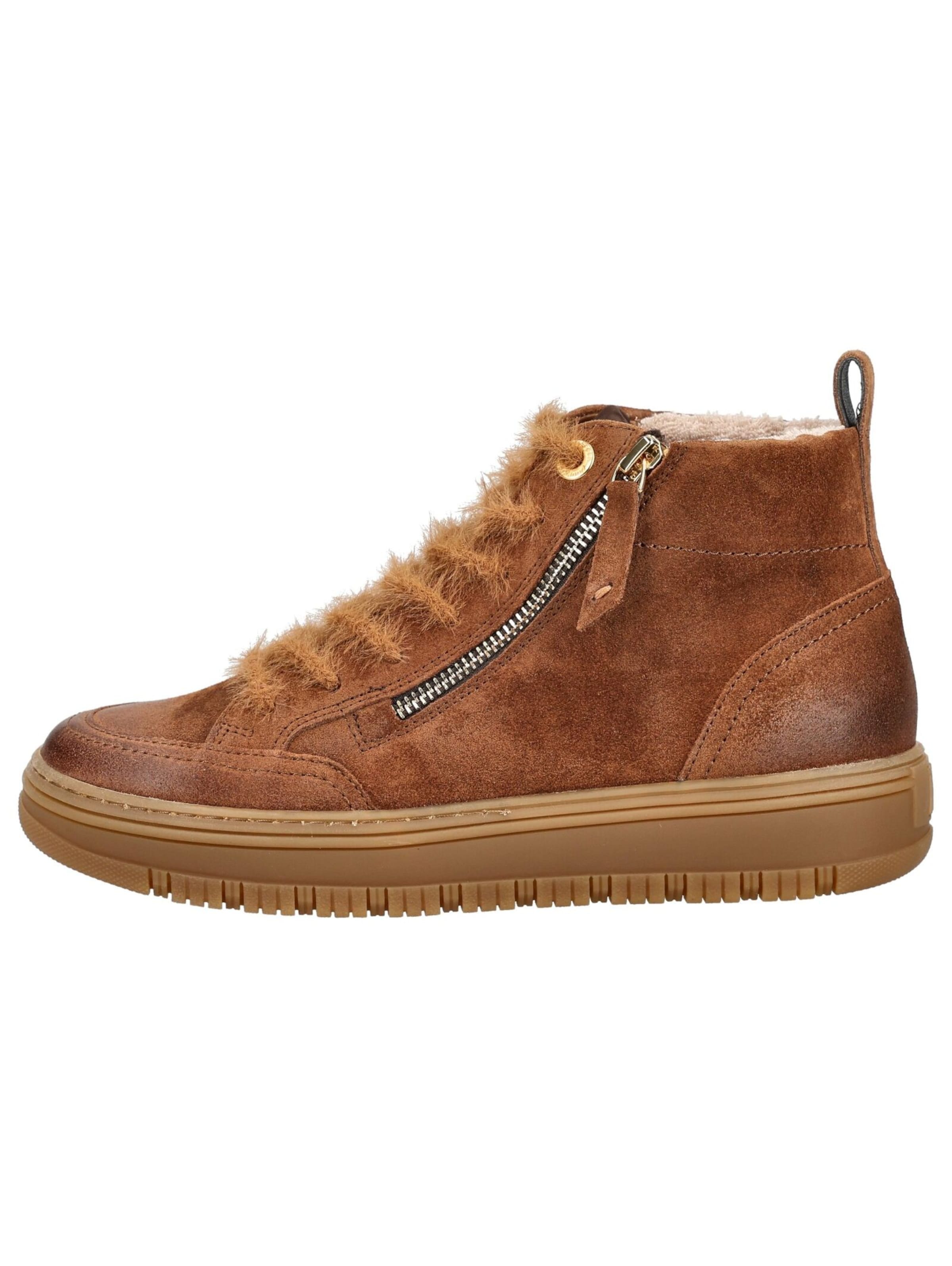 Paul Green Schnürstiefelette in Braun