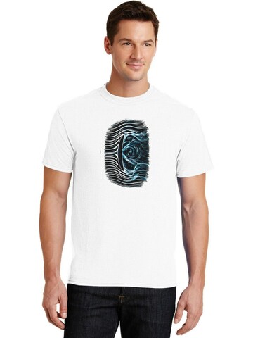 HUSKSWARE Shirt 'Grafik'‌‌‌‌‌‌‌ in Weiß: Vorderseite