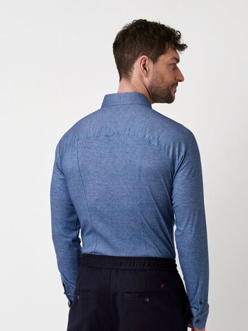 DESOTO Slim fit Button Up Shirt in Blue
