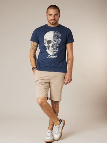 T-Shirt 'VEGAS' Deeluxe en bleu