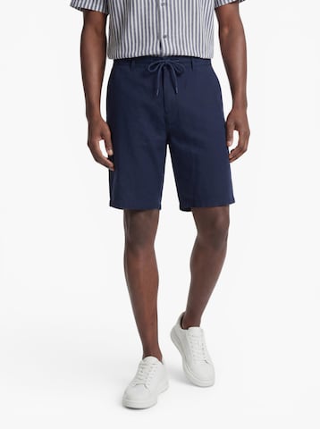 Regular Pantalon chino 'SLHSUN' SELECTED en bleu : devant