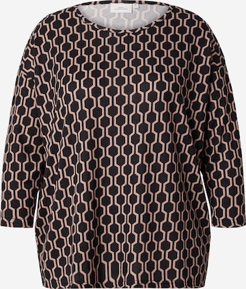 ONLY Carmakoma Särk 'CARALBA', värv must: eest vaates