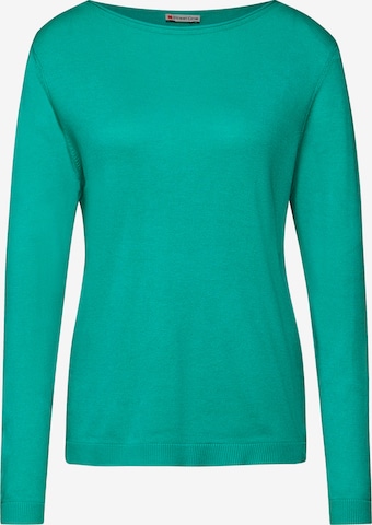 STREET ONE Weicher Strickpullover in Blau: Vorderseite