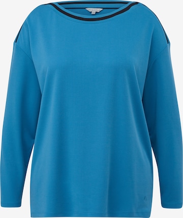 TRIANGLE Shirt in Blauw: voorkant