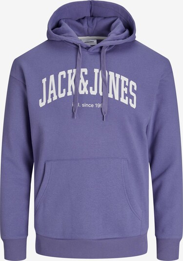 JACK & JONES Sweatshirt 'Josh' em roxo / branco, Vista do produto