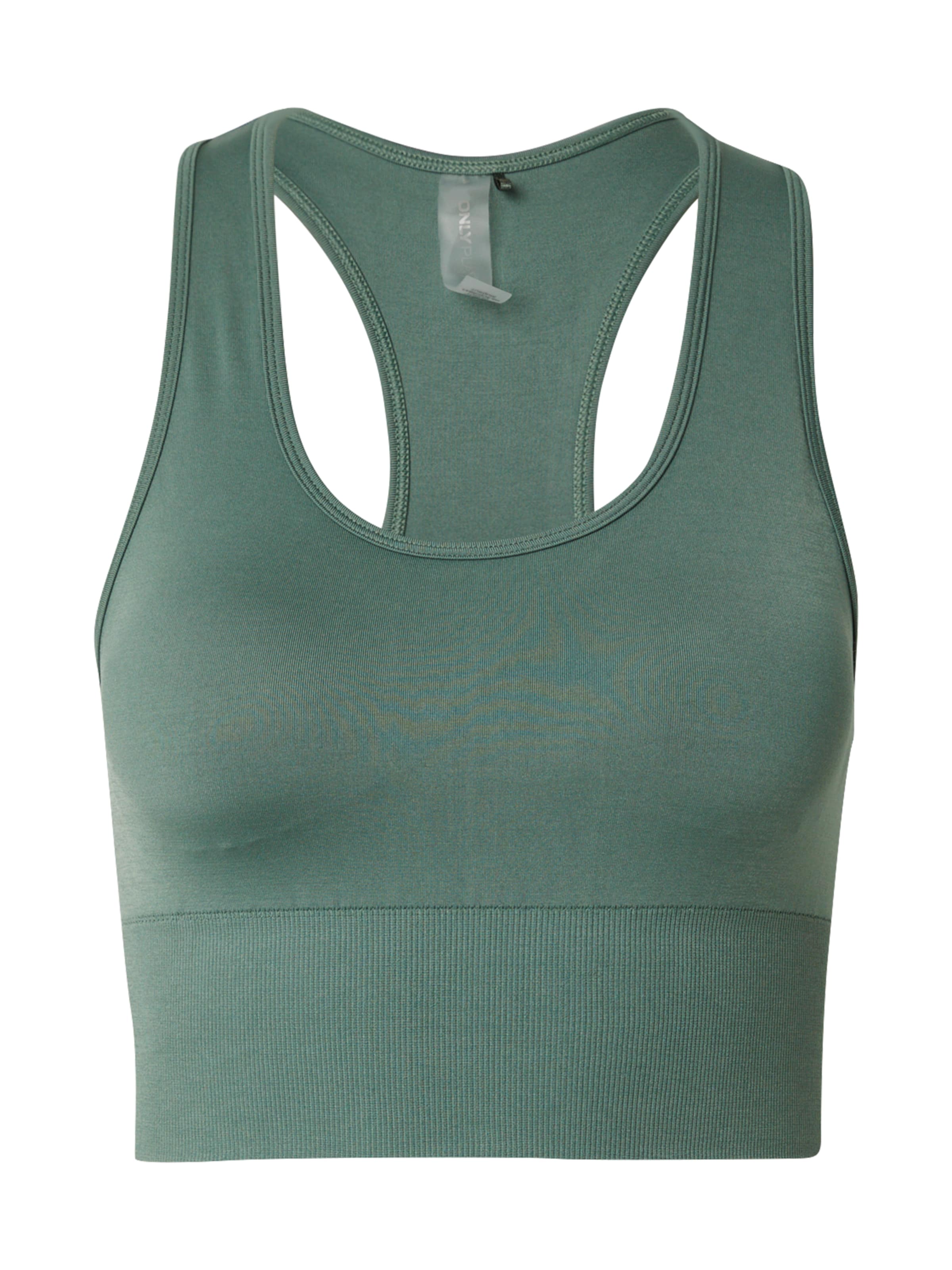 ONLY PLAY Bralette Sports Bra in Green: front