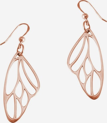 Boucles d'oreilles 'Schmetterling Flügel WINGS' Gemshine en rose