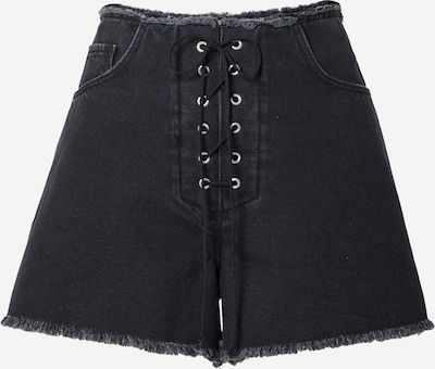 ABOUT YOU x Antonia Shorts 'Tilda' in black denim, Produktansicht