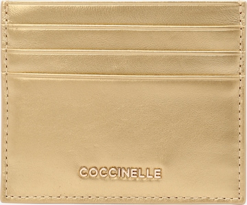 Coccinelle Case in Gold: front