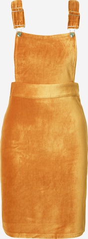 NEON & NYLON Overall-nederdel 'KAIA' i brun: forside