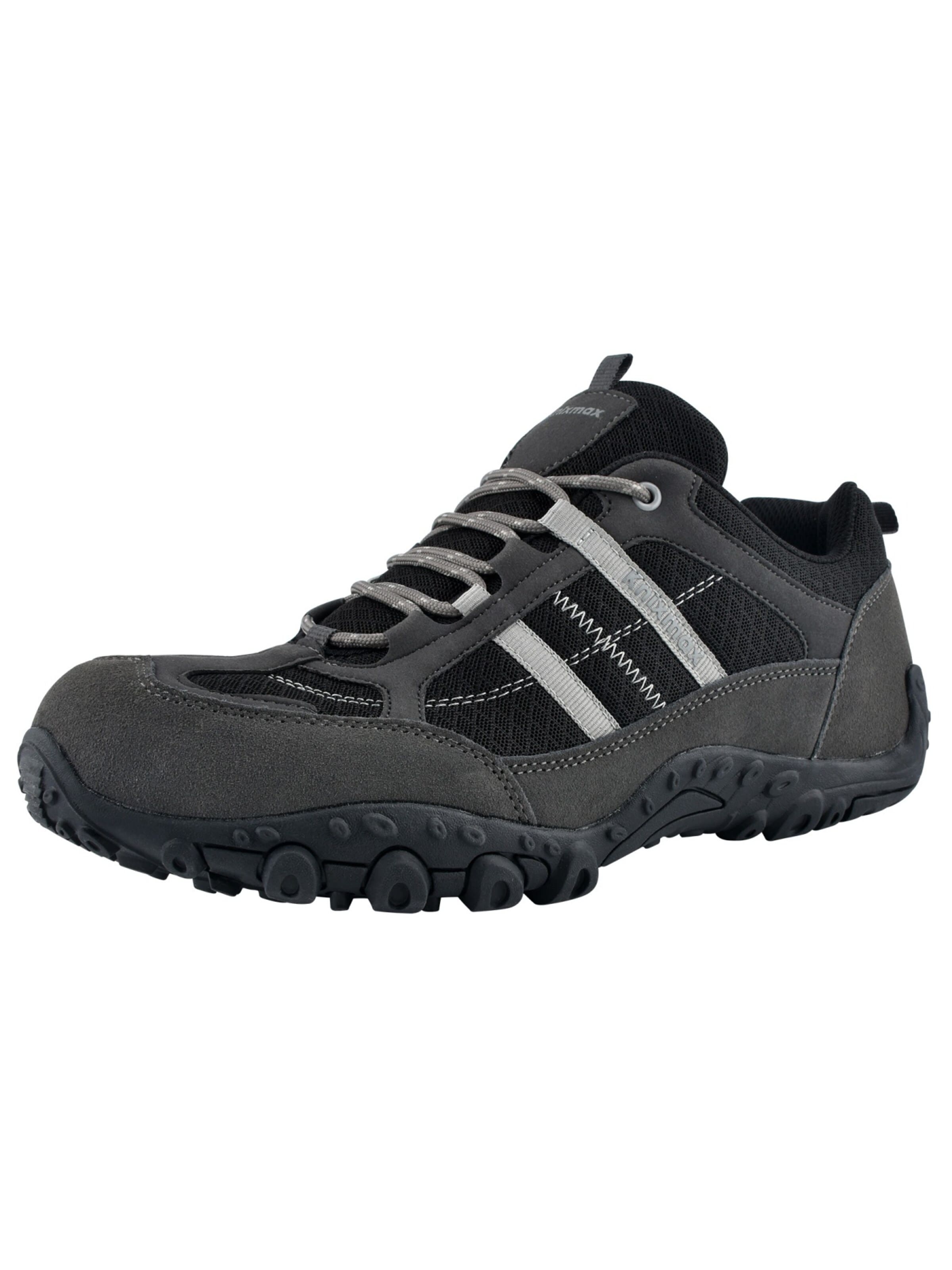 Knixmax Athletic Shoes 'Knixmax Women's Hiking Shoes Lightweight Non-Slip Outdoor Sneakers Water Resistant Hiking Sneakers With Non-slip Rubber Outsole, Breathable Suede Leather Upper & Removable Cushioned Insoles' in 36 in Grey, Item view