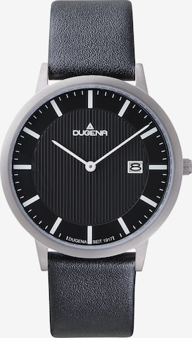 DUGENA Analog Watch in Black: front