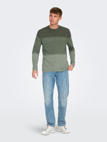 Only & Sons Pullover 'ONSFelix' i grøn