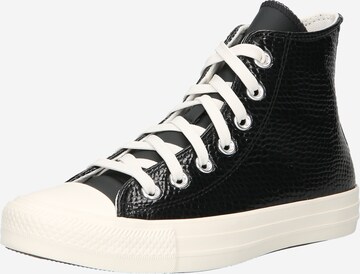 CONVERSE High-Top Sneakers in Black: front