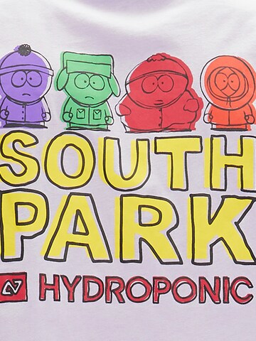 hydroponic - Camiseta 'Hydroponic x South Park Regular-Fit Colors Graphic T-Shirt' en lila