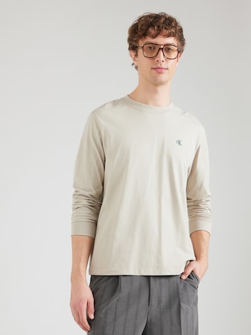 Calvin Klein Jeans Paita värissä beige: etupuoli