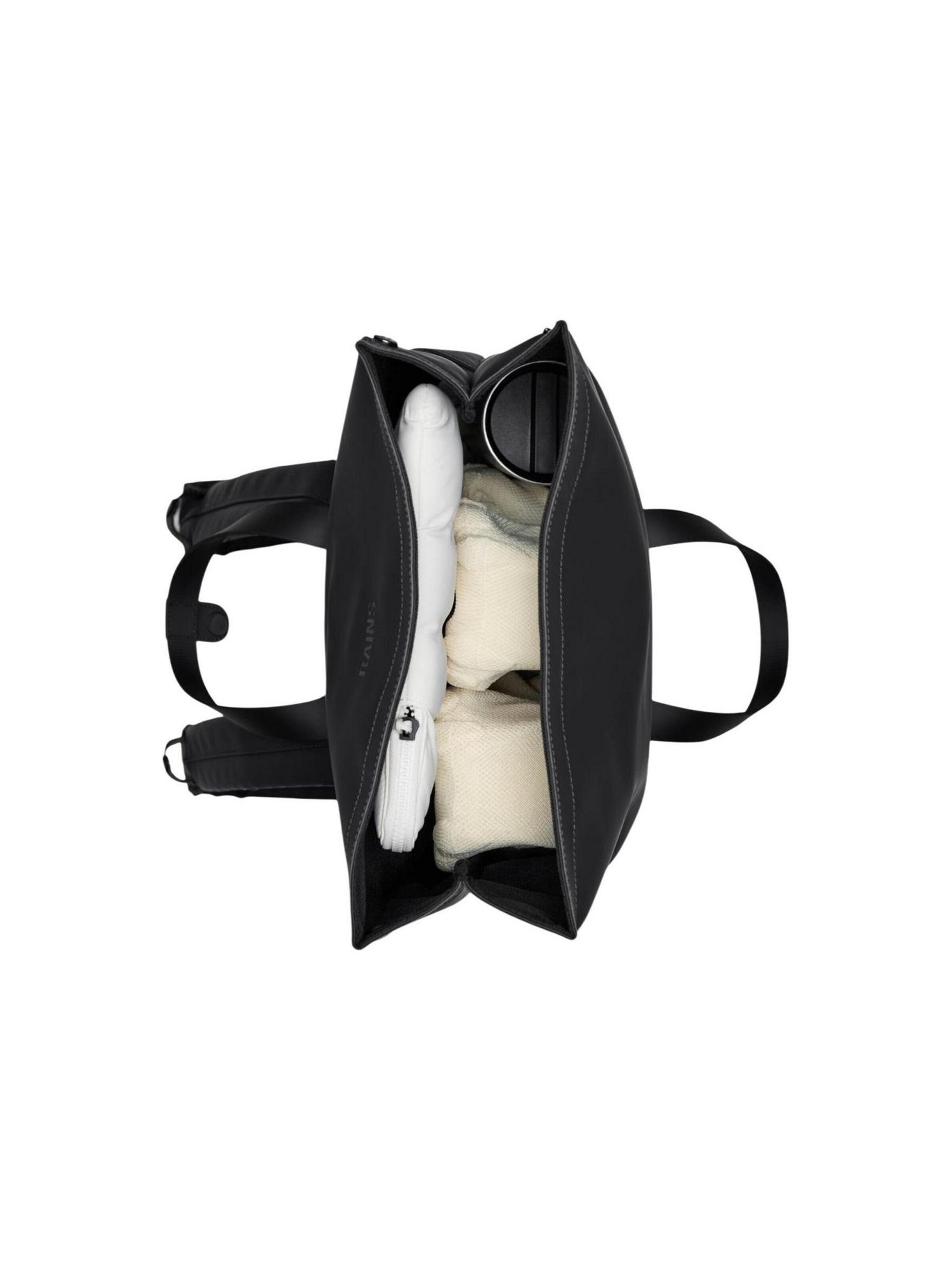 RAINS Rugzak '2 W Tote Bckpck W3 12940' in Bruin
