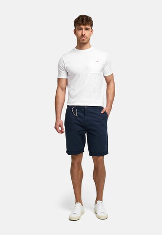 INDICODE JEANS Regular Chino 'Canvo' in Blauw: voorkant