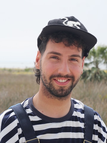 Cappello da baseball sportivo di Surf Monkey in nero