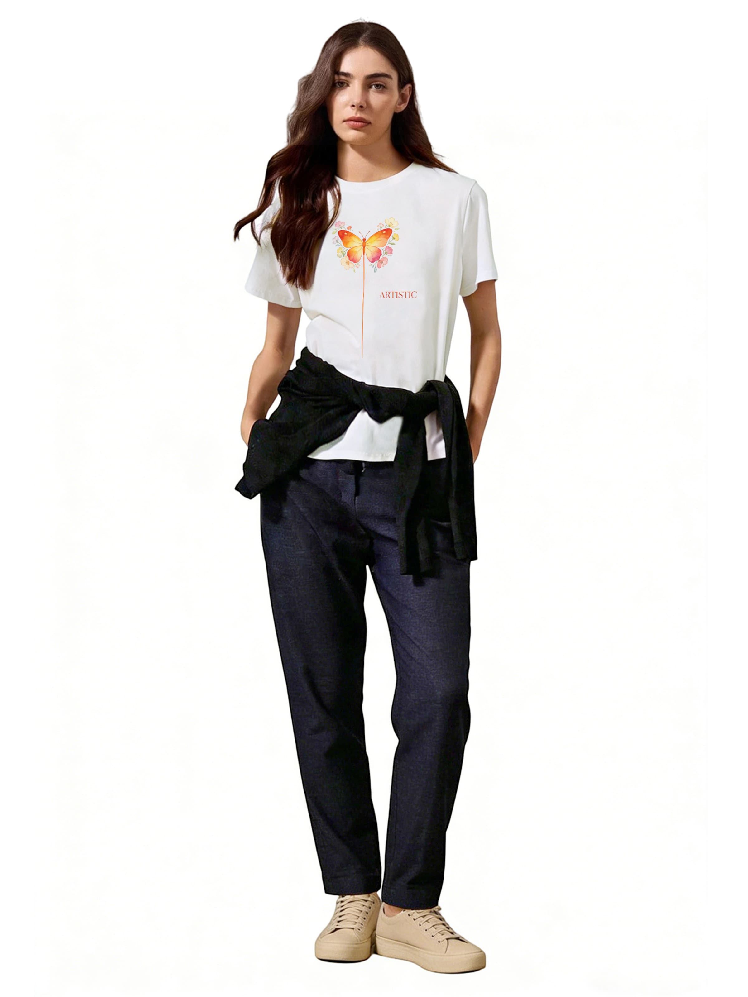 T-shirt GORHEY en blanc