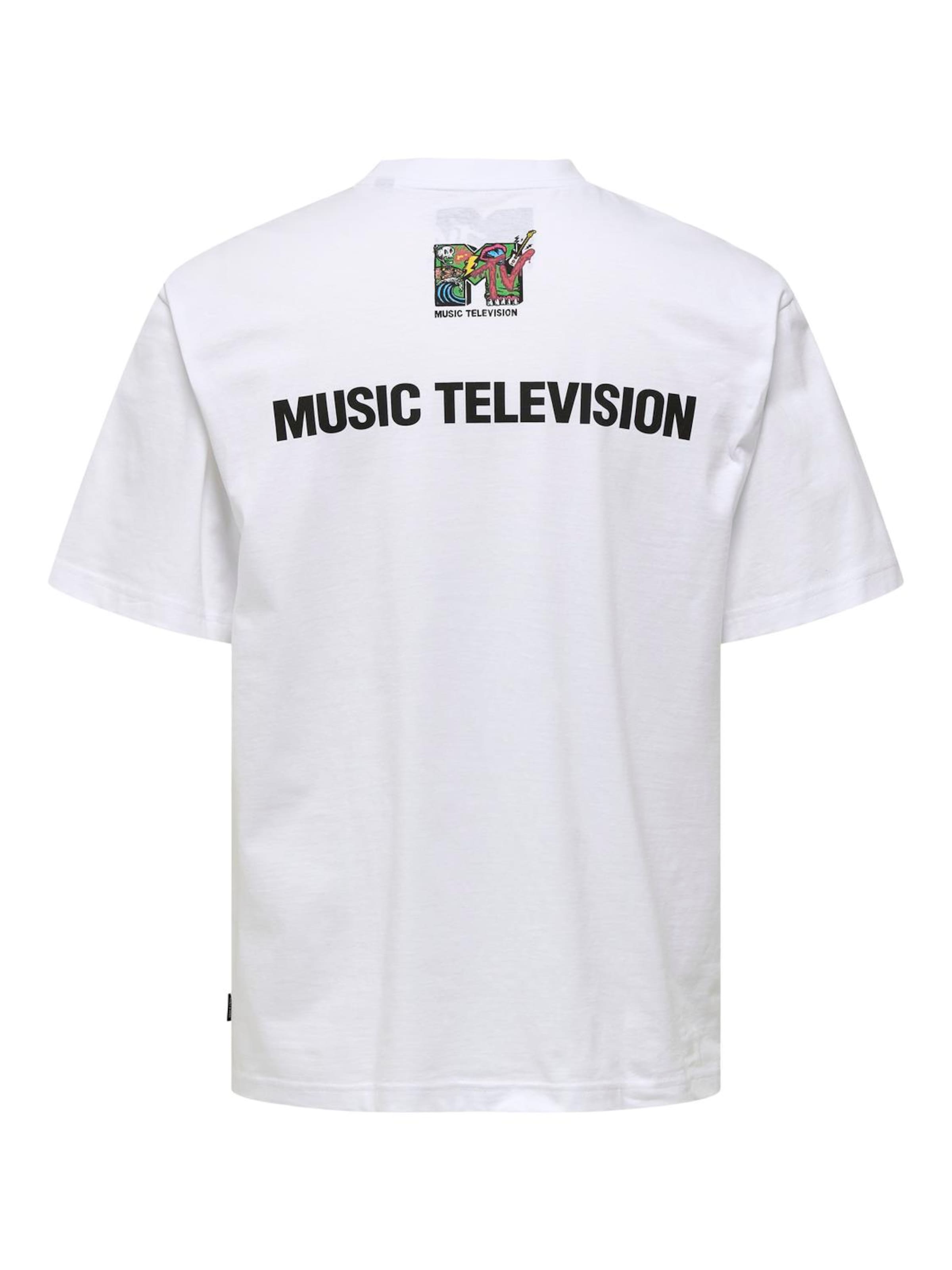 Only & Sons Shirt 'MTV' in White