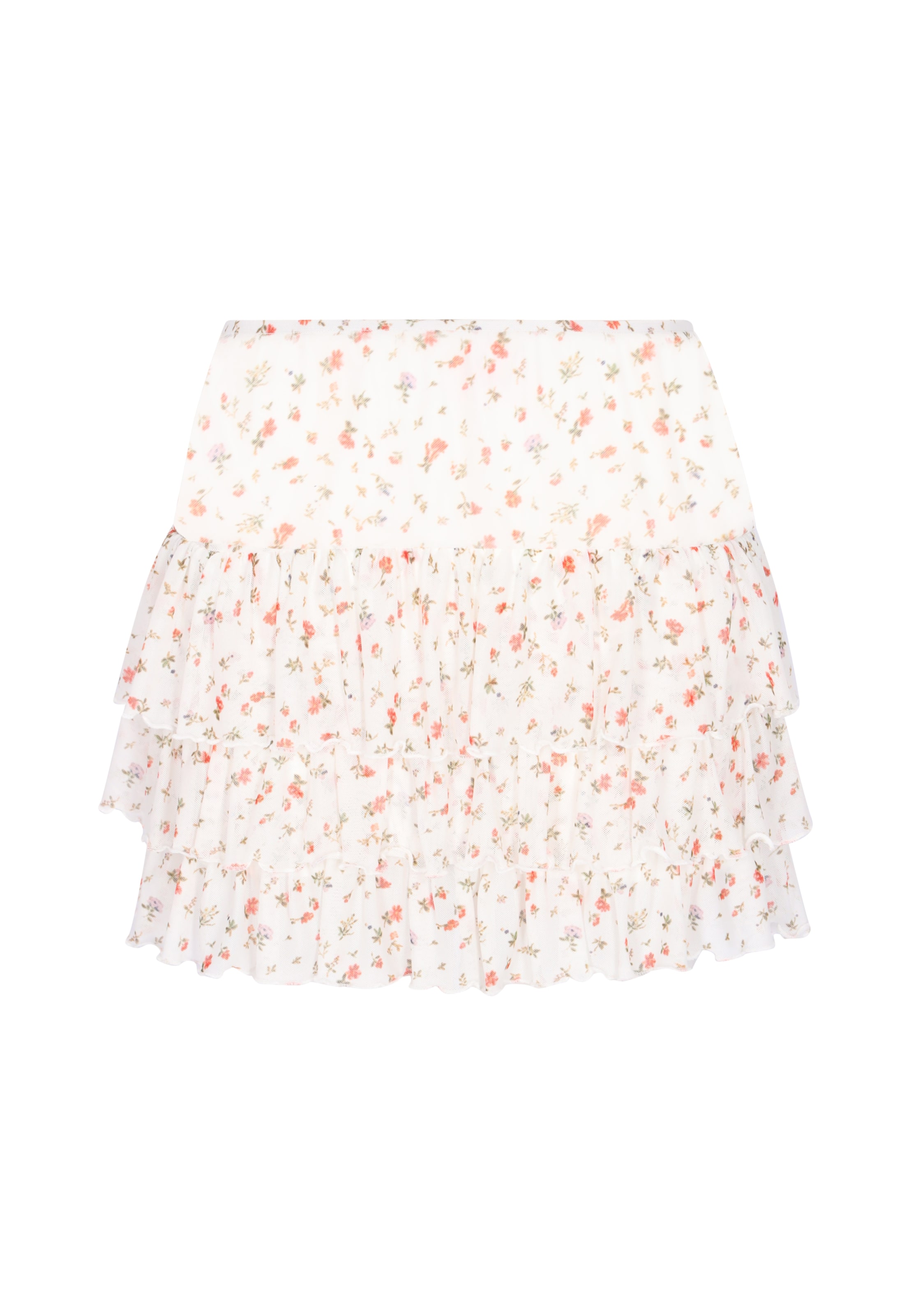 MYMO Saia 'Young Fashion' em verde mosqueado / cor-de-rosa / vermelho claro / offwhite, Vista do artigo