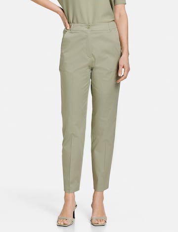 GERRY WEBER Slim fit Pants in Green: front