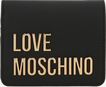 Love Moschino Portemonnaie in Schwarz: predná strana