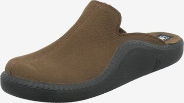 Westland Slippers 'Monaco' in Brown: front