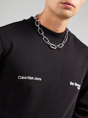 Calvin Klein Jeans Sweatshirt '1978' in Schwarz