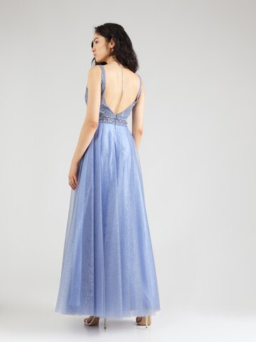 Robe de soirée LUXUAR en bleu