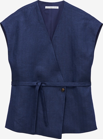 Adolfo DominguezTop - plava boja: prednji dio