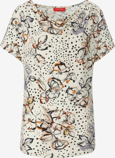 Laura Biagiotti Roma Shirt mit Allover-Muster in beige / mischfarben, Produktansicht